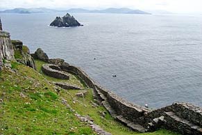 Little Skellig seen from Skellig Michael The Skellig Isles